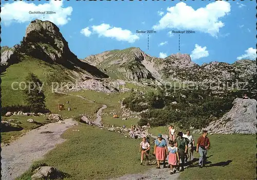 AK / Ansichtskarte Maurach Tirol Wandern im Rofangebirge Kat. Eben am Achensee