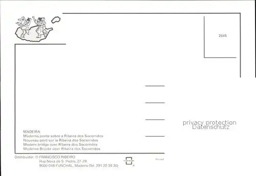 AK / Ansichtskarte Ribeira dos Socorridos Moderna ponte Bruecke Fliegeraufnahme
