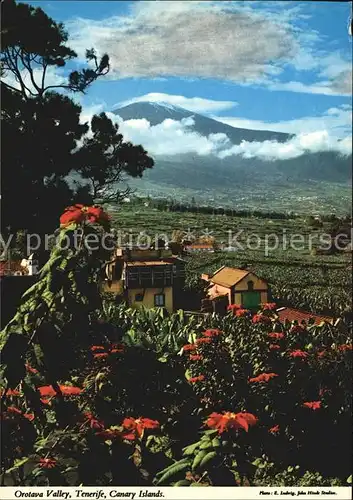AK / Ansichtskarte Orotava Tenerife Orotava Valley El Teide Vulkan Kat. 