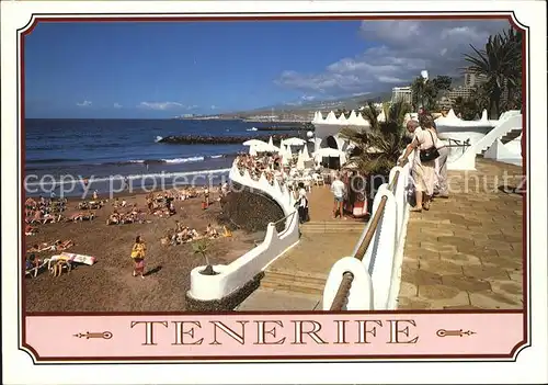 AK / Ansichtskarte Playa de las Americas Hotelanlage Strand Kueste Kat. Arona Tenerife Islas Canarias