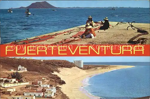 AK / Ansichtskarte Corralejo y Morro Jable Strand Kueste Kat. La Oliva Fuerteventura