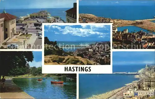 AK / Ansichtskarte Hastings East Sussex mit Strand  Kat. Hastings