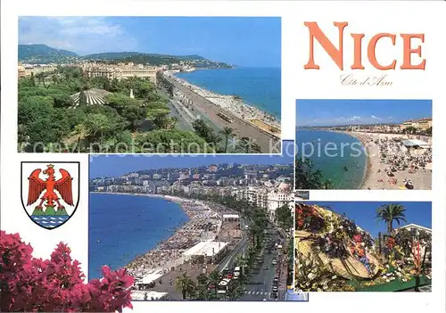 AK / Ansichtskarte Nice Alpes Maritimes Panorama Cote d Azur Plage Kat. Nice