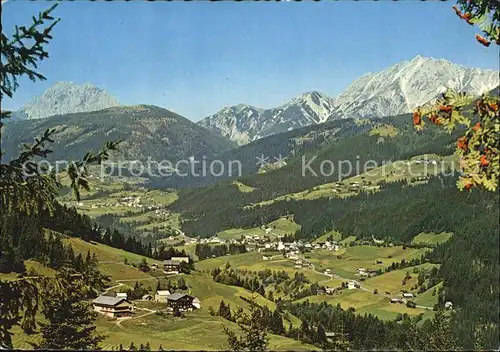 AK / Ansichtskarte Liesing Panorama Blick gegen St Lorenzen mit Zochenpass Lesachtal Kat. Wien