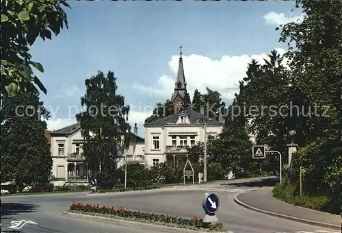 AK / Ansichtskarte Badenweiler Partie am Schlossplatz Thermalkurort Schwarzwald Kat. Badenweiler