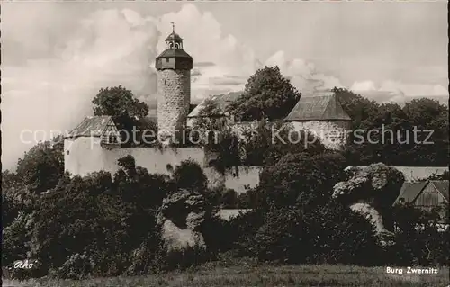 AK / Ansichtskarte Sanspareil Burg Zwernitz Gasthof Zum goldenen Loewen Kat. Wonsees