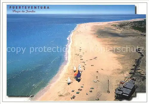 AK / Ansichtskarte Playa de Jandia Strand Fliegeraufnahme