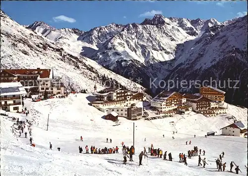 AK / Ansichtskarte Hochsoelden Wintersportplatz oetztal Berghotels Alpenpanorama Kat. Soelden oetztal Tirol