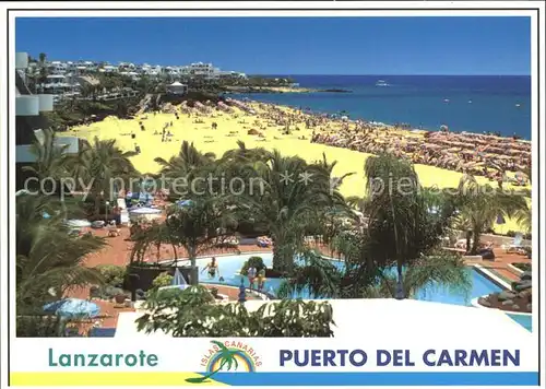 AK / Ansichtskarte Puerto del Carmen Hotelanlage Swimming Pool Strand Kat. Tias Lanzarote