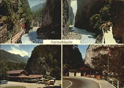 AK / Ansichtskarte Meiringen BE Aareschlucht Alpen Kat. Meiringen