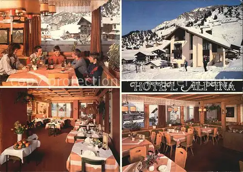 AK / Ansichtskarte Malbun Hotel Alpina Restaurant Kat. Triesenberg Liechtenstein