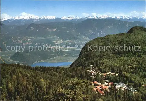 AK / Ansichtskarte Passo della Mendola verso Lago di Caldaro Kalterer See Alpenpanorama