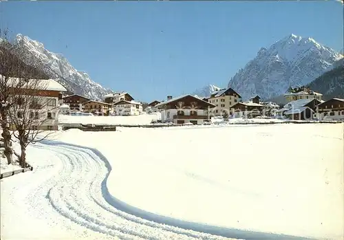 AK / Ansichtskarte San Vigilio Di Marebbe Monte Sella e Pares Dolomiten Winterpanorama