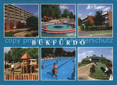 AK / Ansichtskarte Buekfuerdoe Bad Buek Hotel Kinderspielplatz Schwimmbad Freibad Pavillon Golfplatz Kat. Ungarn