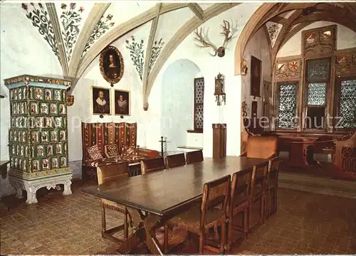 AK / Ansichtskarte Burg Eltz Fahnensaal im Rodendorfer Haus Kat. Wierschem