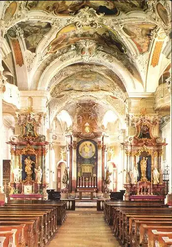 AK / Ansichtskarte Beuron Donautal Abteikirche innen Kat. Beuron