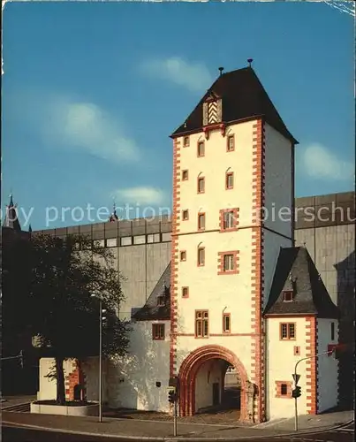 AK / Ansichtskarte Mainz Rhein Eisenturm