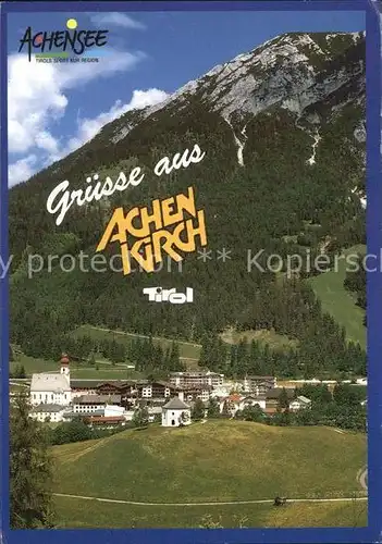 AK / Ansichtskarte Achenkirch Achensee Ortsblick