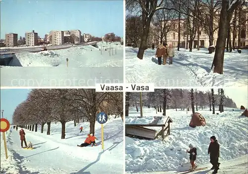 AK / Ansichtskarte Vaasa Teilansicht Schloss Allee  Kat. Vaasa