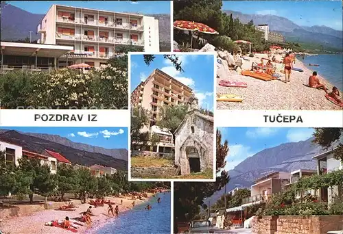 AK / Ansichtskarte Tucepi Hotels Strand Kat. Kroatien