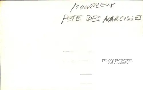 AK / Ansichtskarte Montreux VD Fetes des Narcisses Kat. Montreux