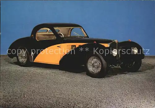 AK / Ansichtskarte Autos Bugatti F Coupe Atalante Musee National de l Automobile Mulhouse Kat. Autos