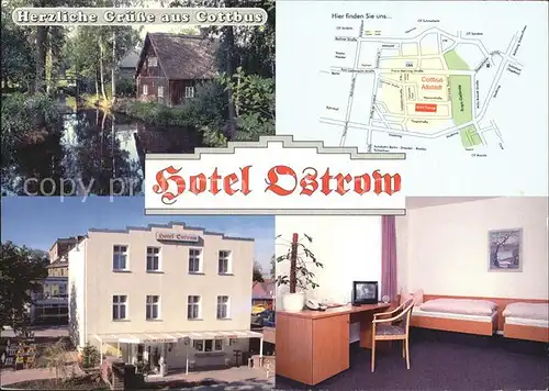 AK / Ansichtskarte Cottbus Hotel Ostrow Spreewald Kat. Cottbus