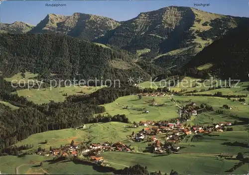AK / Ansichtskarte Steibis Allgaeuer Alpen Fliegeraufnahme Kat. Oberstaufen