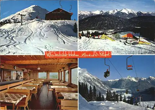 AK / Ansichtskarte Leutasch Rauthuette Hohe Munde Karwendel Seefelder und Reitherspitze Restaurant Munde Lift Kat. Leutasch Tirol