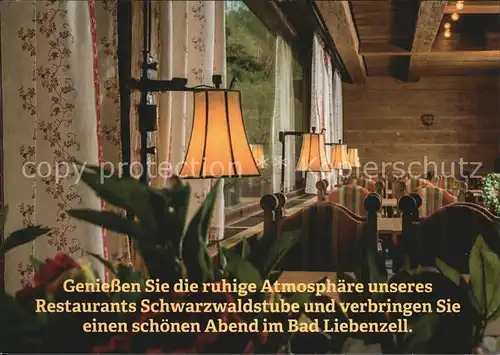 AK / Ansichtskarte Bad Liebenzell Schwarzwaldstube Kat. Bad Liebenzell