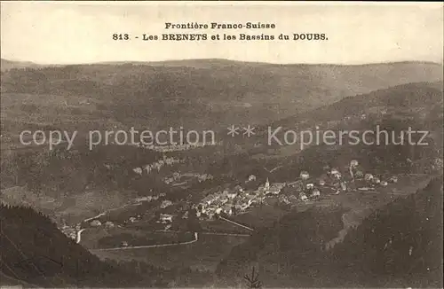 AK / Ansichtskarte Les Brenets Panorama Bassins du Doubs Kat. Les Brenets