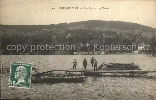 AK / Ansichtskarte Gerardmer Vosges Le Lac et les Xettes Kat. Gerardmer