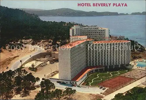 AK / Ansichtskarte Paguera Mallorca Islas Baleares Fliegeraufnahme Hotel Beverly Playa Kat. Calvia