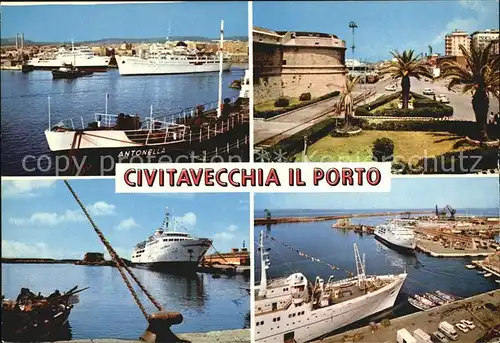 AK / Ansichtskarte Civitavecchia Il Porto Passagierschiff Kat. Civitavecchia