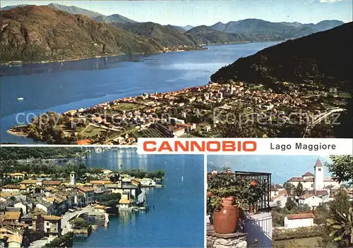 AK / Ansichtskarte Cannobio Lago Maggiore Panorama Alpen Kat. Italien