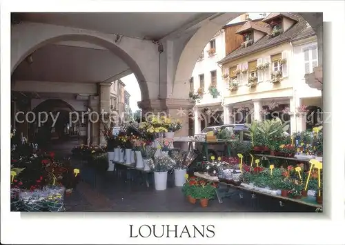 AK / Ansichtskarte Louhans Cite medievale de la Bresse Louhannaise Arcades des fleurs Kat. Louhans