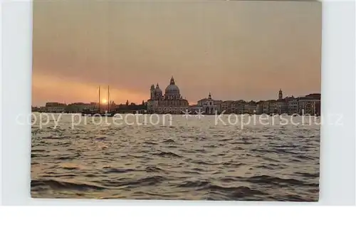 AK / Ansichtskarte Venezia Venedig Tramonto Sonnenuntergang Kat. 