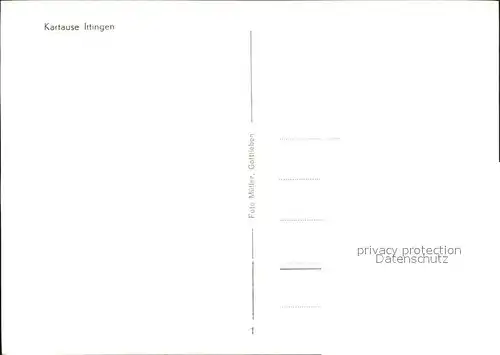 AK / Ansichtskarte Ittingen Kartause Kat. Warth