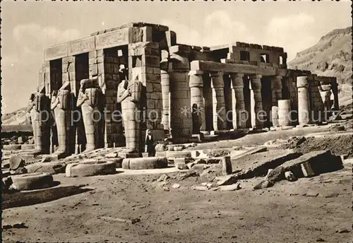 AK / Ansichtskarte Thebes Aegypten The Ramesseum Temple Kat. Aegypten