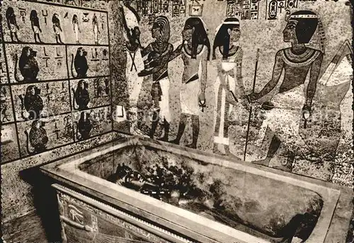 AK / Ansichtskarte Thebes Aegypten Burial Chamber in Tut Ank Amons Tomb Kat. Aegypten