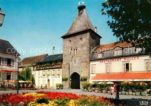 AK / Ansichtskarte Turckheim Haut Rhin La Porte de France de 1313 Restaurant Kat. Turckheim