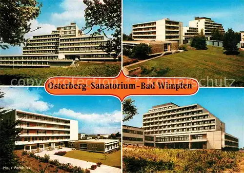 AK / Ansichtskarte Bad Wimpfen Osterberg Sanatorium Haus Fernblick Kat. Bad Wimpfen