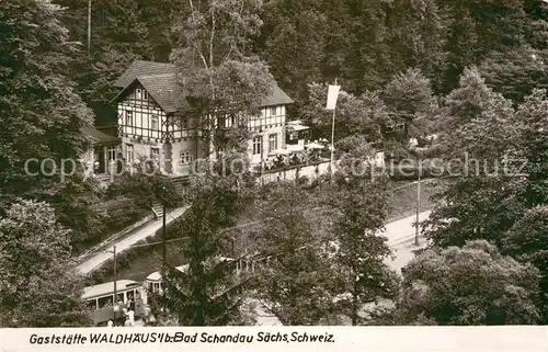 AK / Ansichtskarte Bad Schandau Gaststaette Waldhaeusel Kat. Bad Schandau