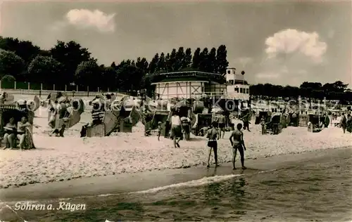 AK / Ansichtskarte Goehren Ruegen Strand Kat. Goehren Ostseebad Ruegen