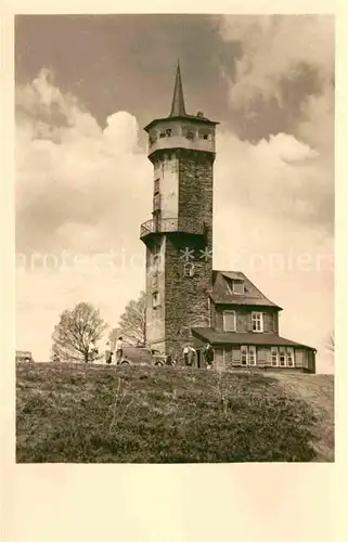 AK / Ansichtskarte Oberweissbach Kirchberg mit Froebelturm Luftkurort Kat. Oberweissbach