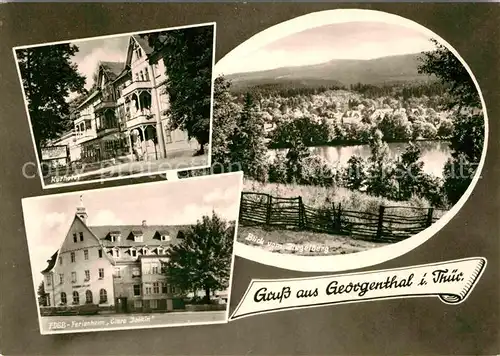 AK / Ansichtskarte Georgenthal Gotha Kurhotel Ferienheim Clare Jelkin Kat. Georgenthal