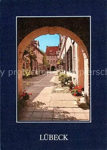 AK / Ansichtskarte Luebeck Stadtmotiv Kat. Luebeck