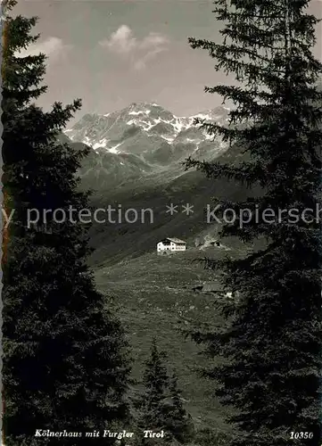 AK / Ansichtskarte Koelnerhaus Tirol mit Furgler Kat. Serfaus