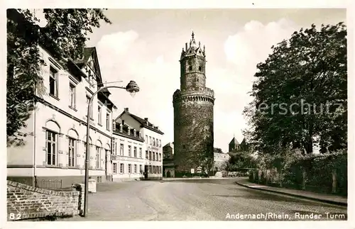 AK / Ansichtskarte Andernach Rhein Runder Turm Kat. Andernach