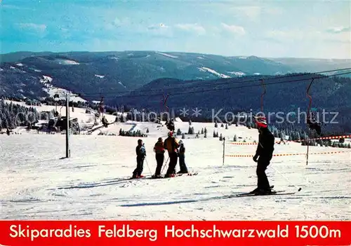 AK / Ansichtskarte Feldberg Schwarzwald Skipiste Wintersportplatz Kat. Feldberg (Schwarzwald)